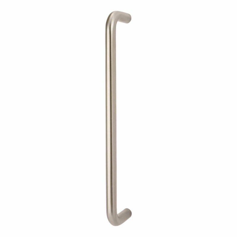 Altro 16mm D-Bar Door Pull Handle – Bolt Fix – 305mm Centres – Satin Stainless Steel