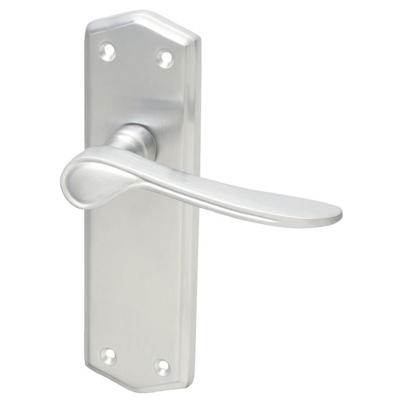Altro Rome Latch Door Handle – 170 x 50mm – Satin Chrome