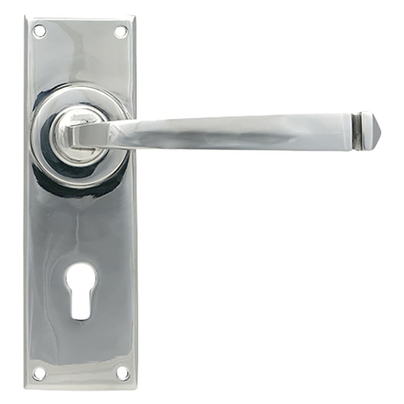 From The Anvil Avon Lock Door Handle – Keyhole – 152 x 48mm – Polished Stainless Steel