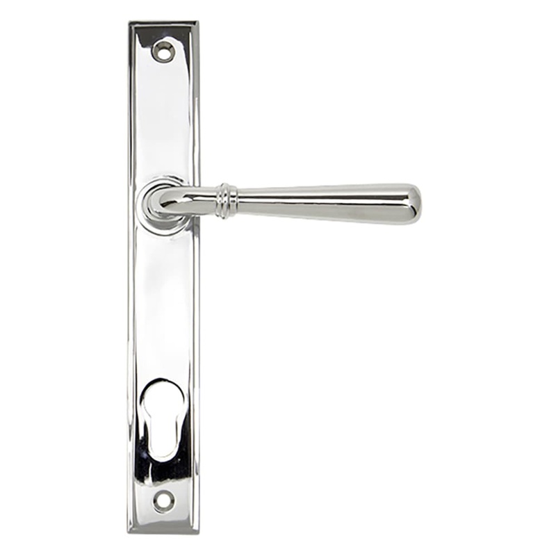 From The Anvil Newbury uPVC Slimline Multipoint Door Handle – 92mm c/c – Polished Chrome