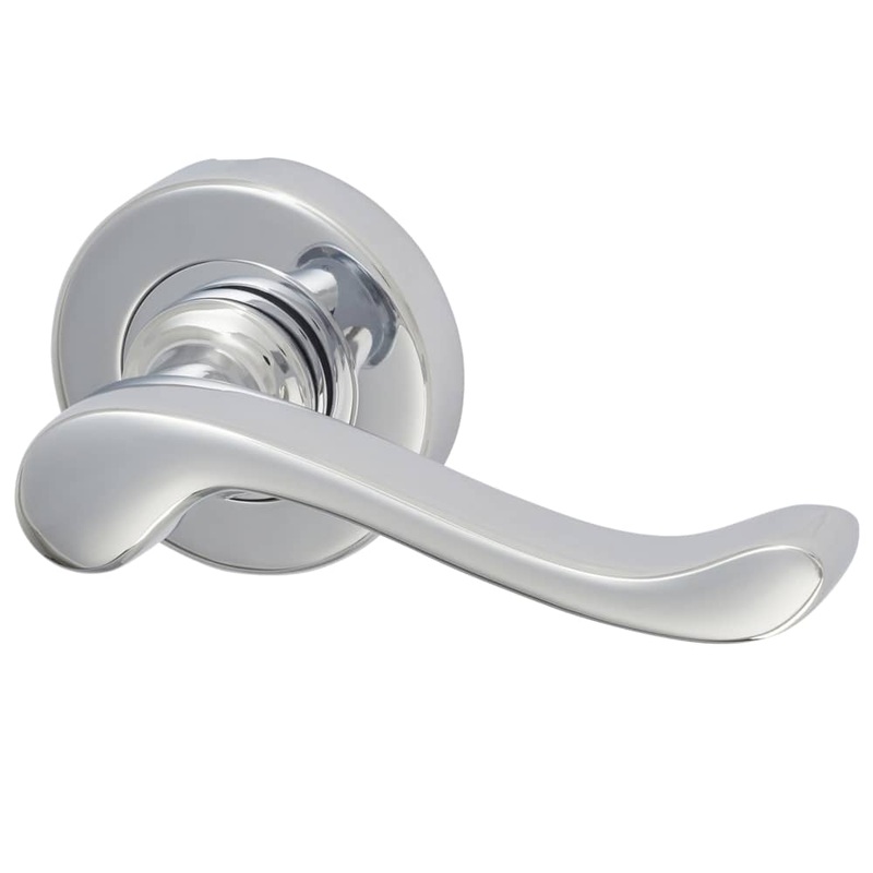 Heritage Brass by M Marcus Bedford Door Handle on Rose – Polished Chrome