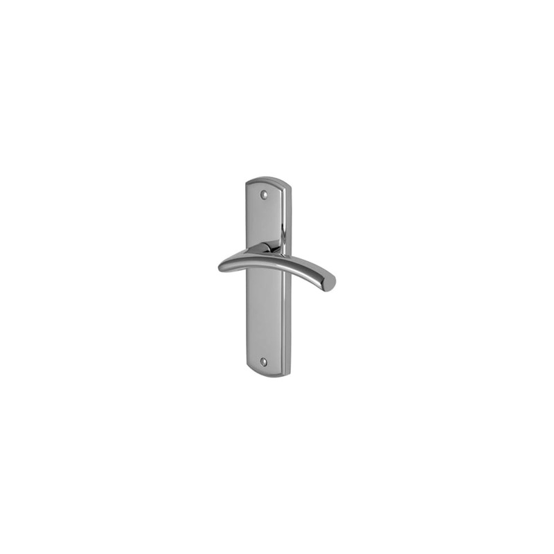 Heritage Brass by M Marcus Centaur Latch Door Handle – 189 x 48mm – Polished Chrome