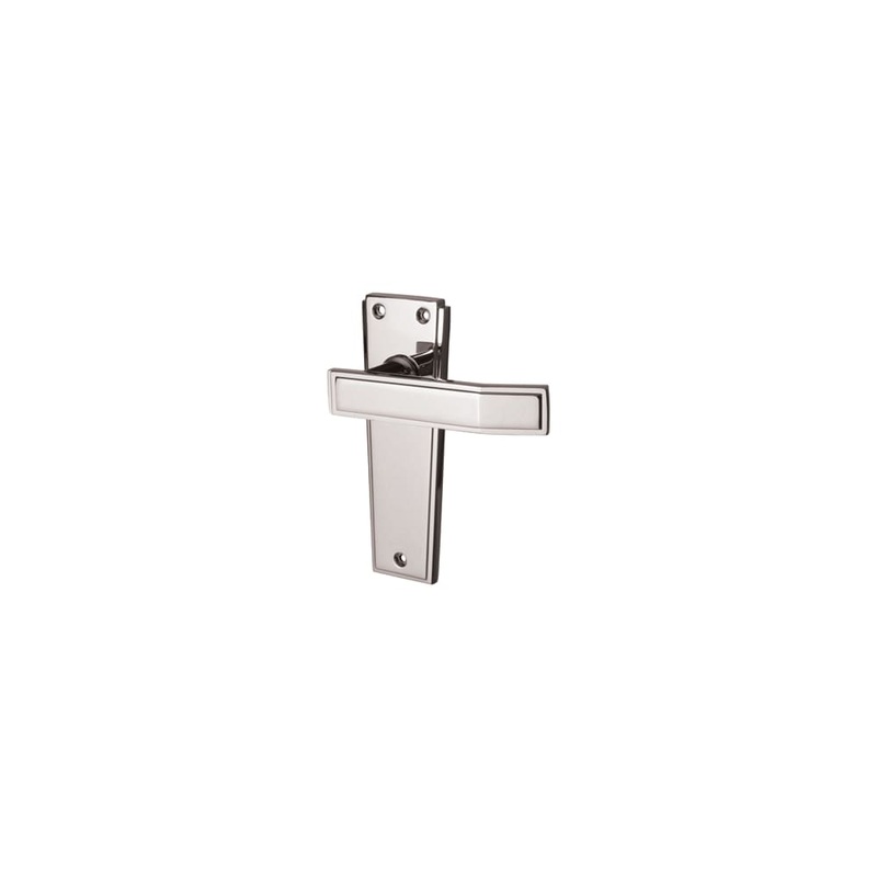 Jedo Deco Latch Door Handle – 153 x 50mm – Polished Chrome