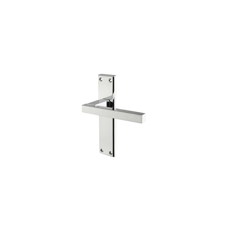 Serozzetta by Carlisle Brass Stratus Latch Door Handle – 180 x 40mm – Polished Chrome