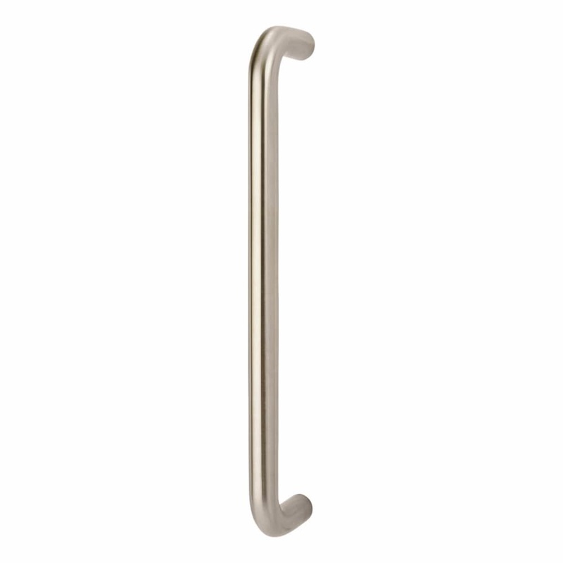 Altro 19mm D-Bar Door Pull Handle – Bolt Fix – 305mm Centres – Satin Stainless Steel