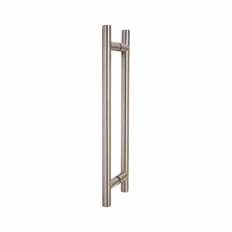 Altro 19mm T-Bar Door Pull Handle – Back to Back – 305mm Centres – Satin Stainless Steel