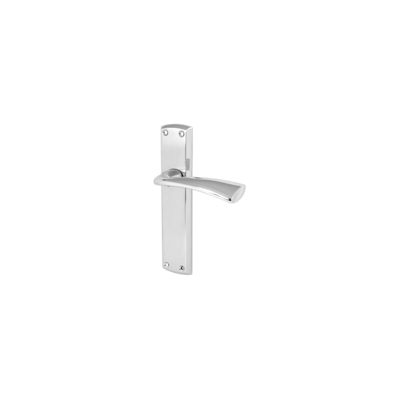 Altro Taranto Latch Door Handle – 190 x 45mm – Satin/Polished Chrome