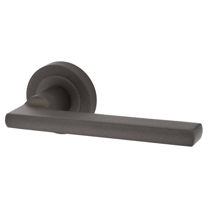 Carlisle Brass Trentino Door Handle on Rose – Matt Bronze
