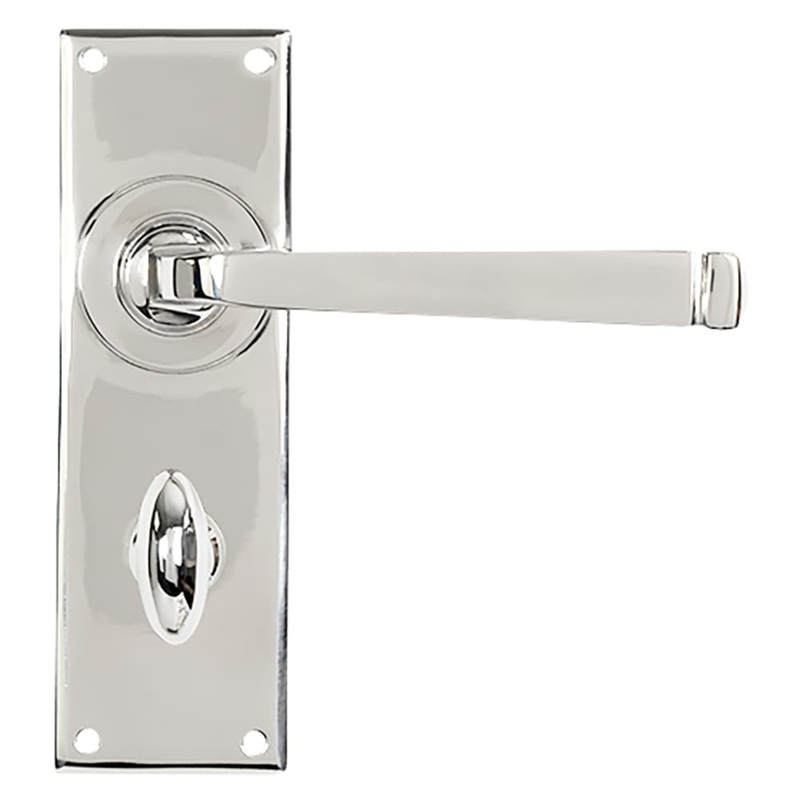 From The Anvil Avon Bathroom Door Handle – 152 x 48mm – Polished Stainless Steel