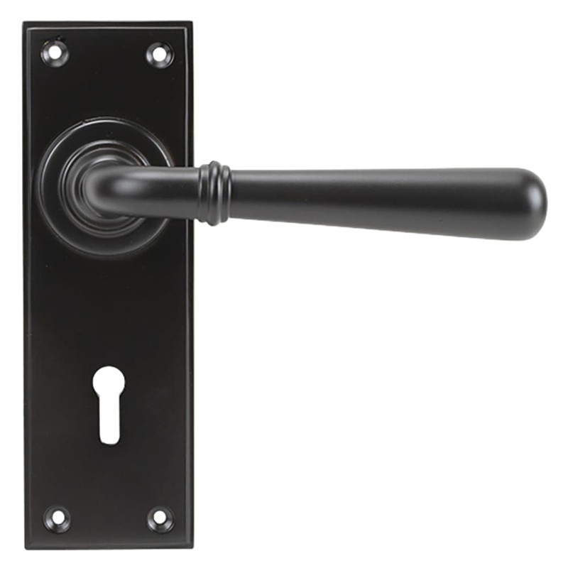 From The Anvil Newbury Lock Door Handle – Keyhole – 152 x 50mm – Aged Bronze