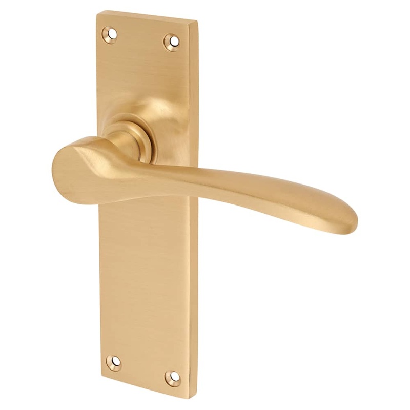 Hampstead Buckingham Latch Door Handle – 152 x 41mm – Satin Brass