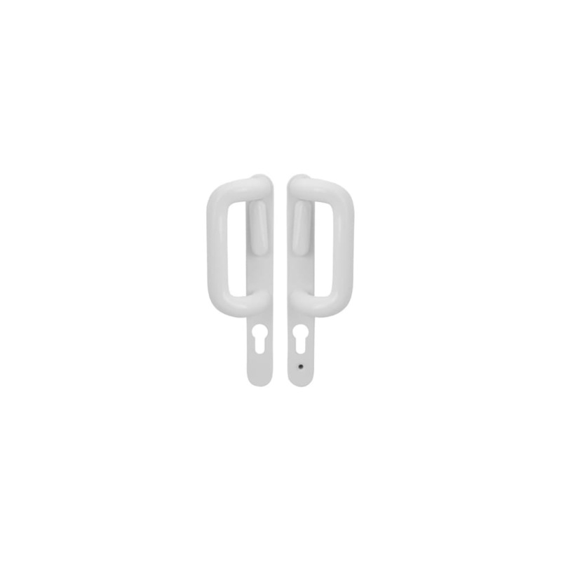 Hoppe 528G/3641N uPVC Patio Lock Door Handle – Euro – RH – White
