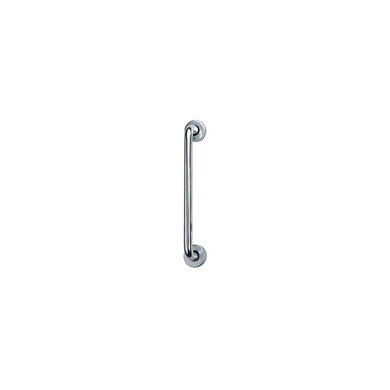 Touchpoint 19mm D-Bar Door Pull Handle on Rose – Screw Fix – 225mm Centres – Polished Aluminium