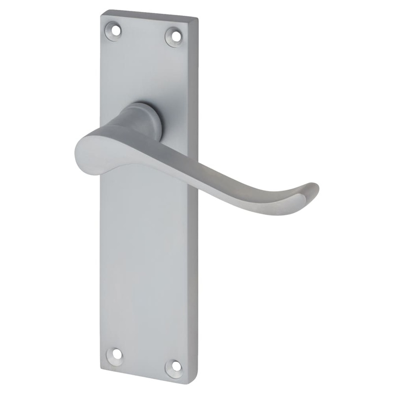Touchpoint Mia Budget Scroll Latch Door Handle – 153 x 42mm – Satin Chrome