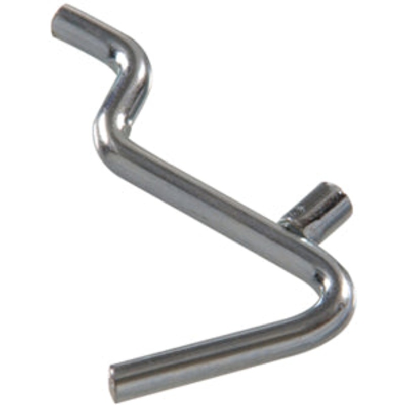 1-1/2  ZINC PLATED PEG ANGLE HOOK