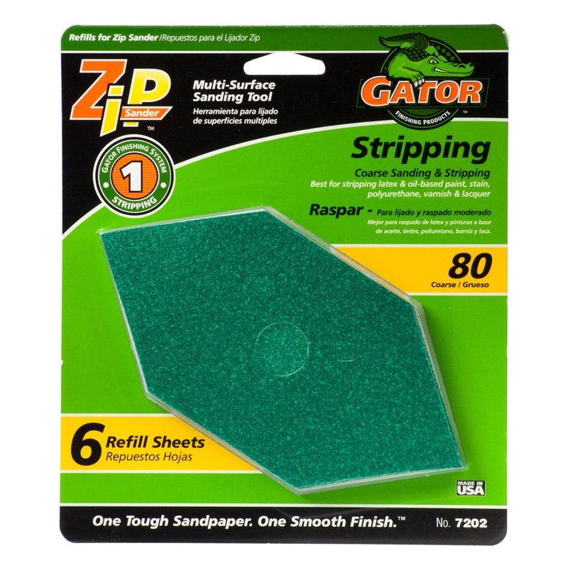 ZipXL is the ultimate large area sanding block. 80 Grit