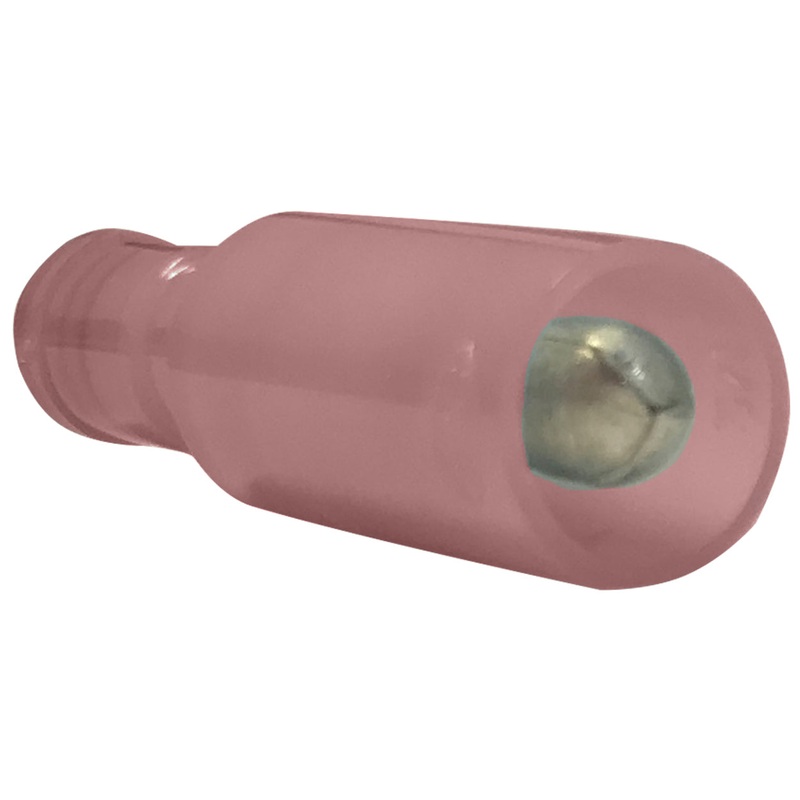 Waterproof Nylon Fully Insulated Red Male Connector 18-16 Gauge .157 Bullet – 25 or 100 Pack