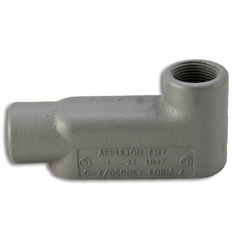Conduit Body, Type: LB, Form 35, Size: 1″, Malleable Iron By Appleton LB100M