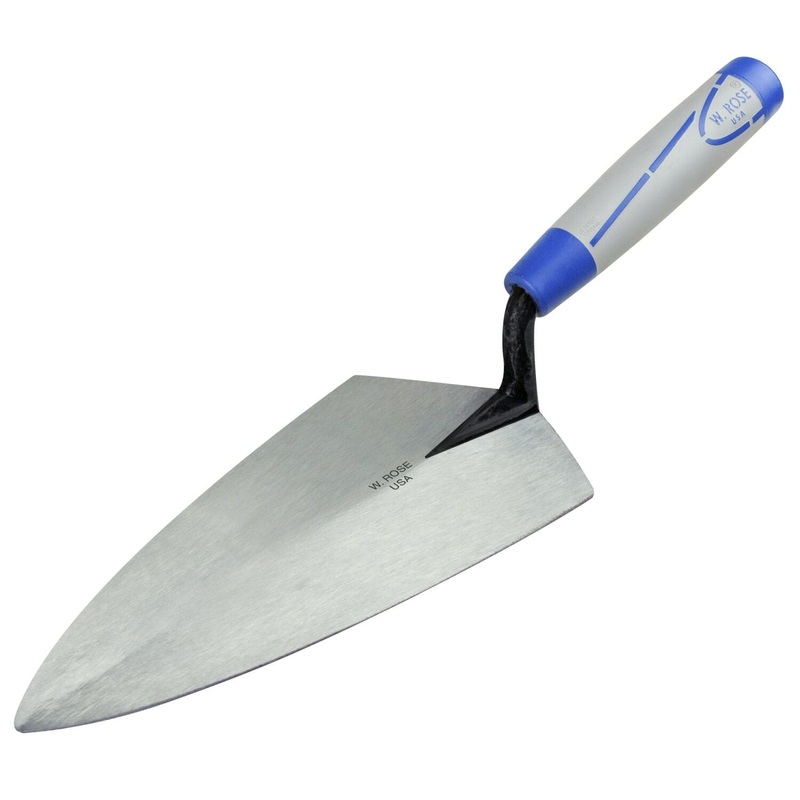 W.Rose RO110-12SH-PK2 12 Philadelphia Brick Trowel with ProForm Soft Grip Handle