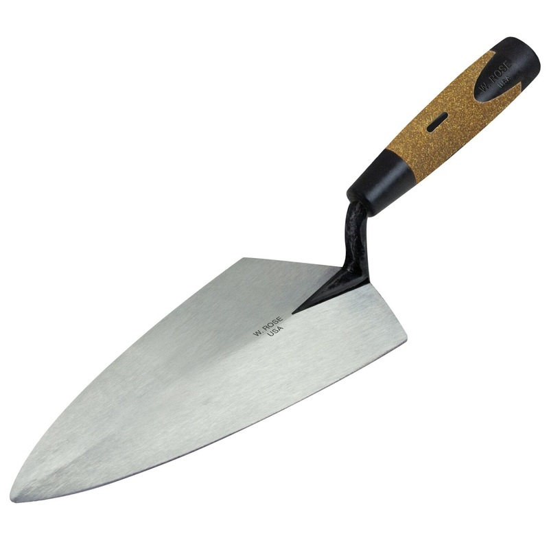 W.Rose RO110-11 1/2K 11-1/2″ Philadelphia Brick Trowel with Cork Handle