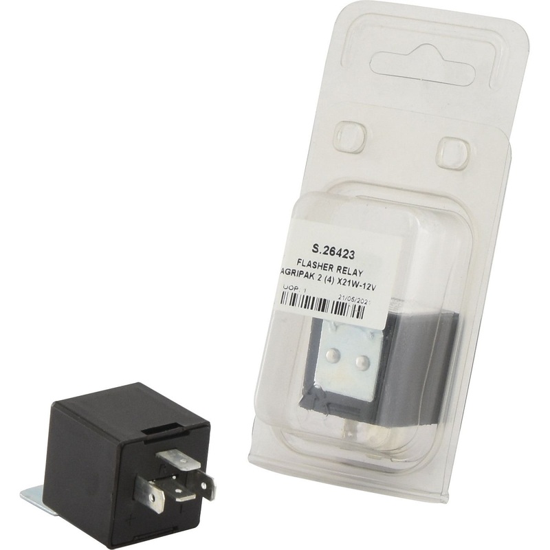 *SPECIAL PRICE* – FLASHER RELAY AGRIPAK 2 (4) X21W-12V | Sparex Part No.S.26423