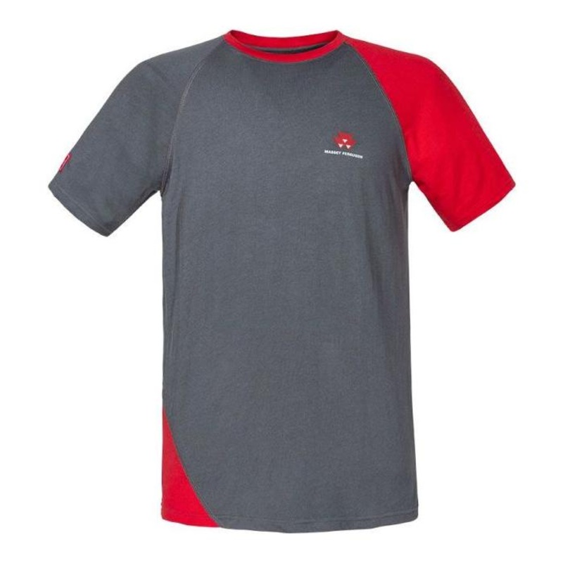 *SPECIAL PRICE* – Massey Ferguson Mens Grey T-Shirt Breathable Outdoor Wear | X993322101