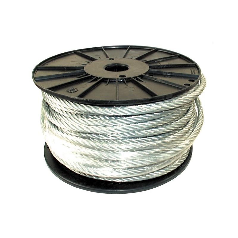 Wire Rope With Steel Core – Stainless Steel, 4mm x 25M – Sparex Part No. S.139642