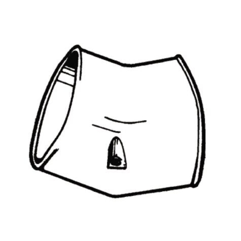 Rheem SlimDuct 45 Degree Vertical Elbow – 3 in. x 2-1/2 in. (White) SCF-77-W