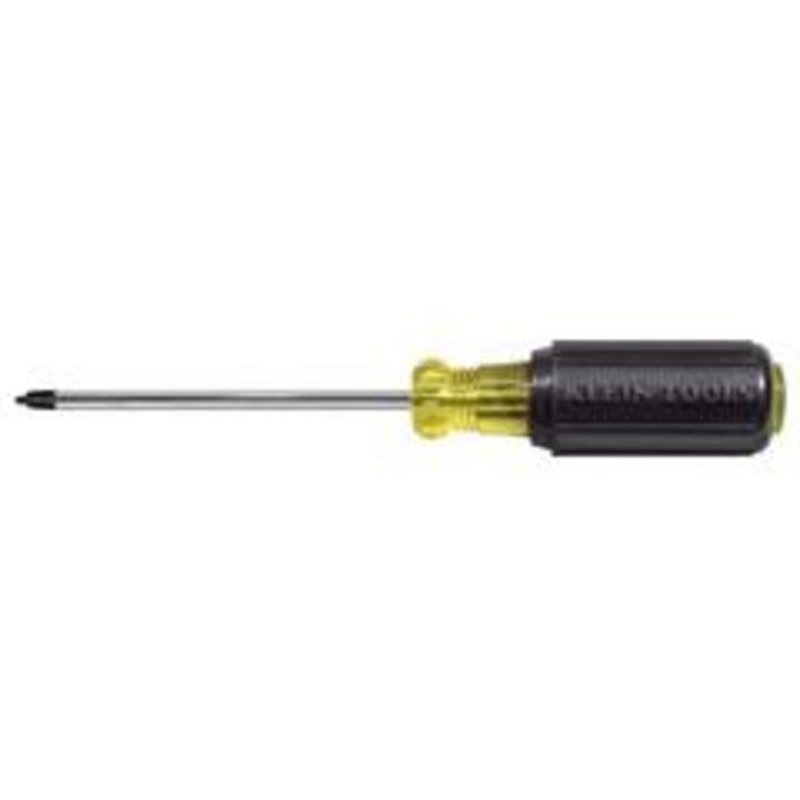 #3 SQ Recess Screwdriver 4″ Shank By Klein 663
