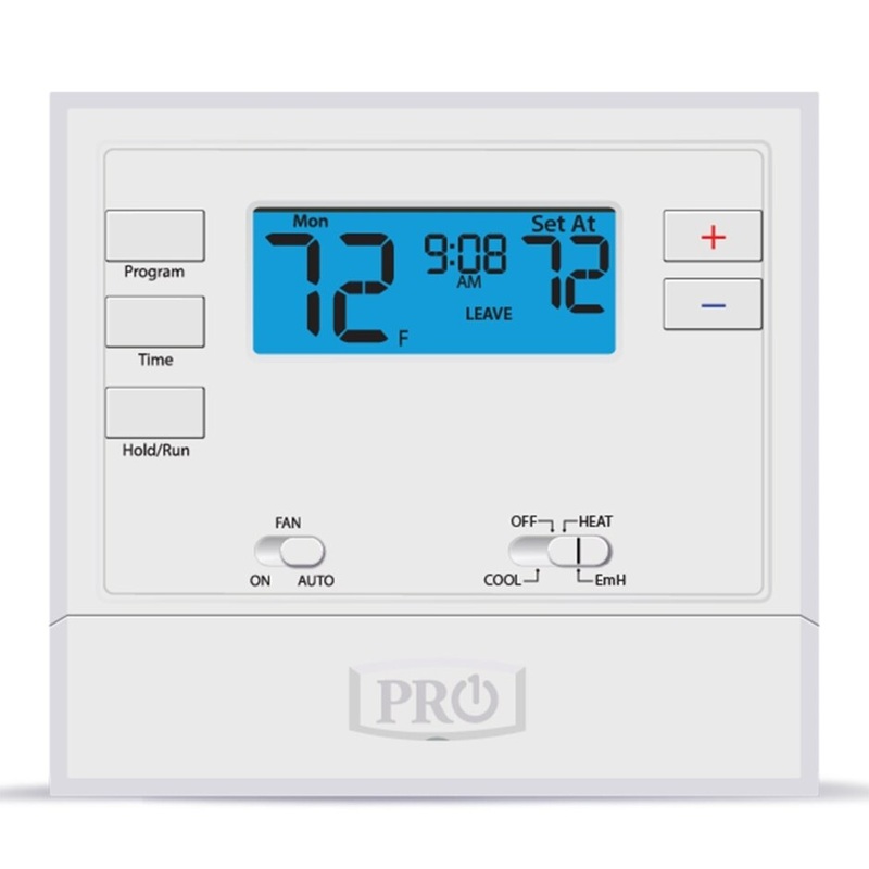 Rheem Pro1 T625-2 Programmable Thermostat (HP: 2H/1C)  T625-2
