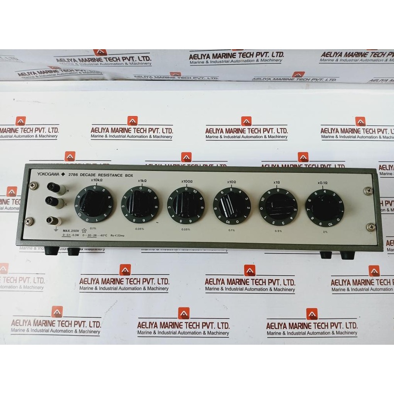 Yokogawa 278610 Decade Resistance Box Max 250V