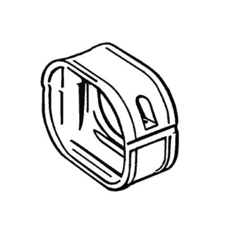 Rheem SlimDuct Flexible Adapter –  3 in. x 2-1/2 in. (Ivory) SFJ-77-I