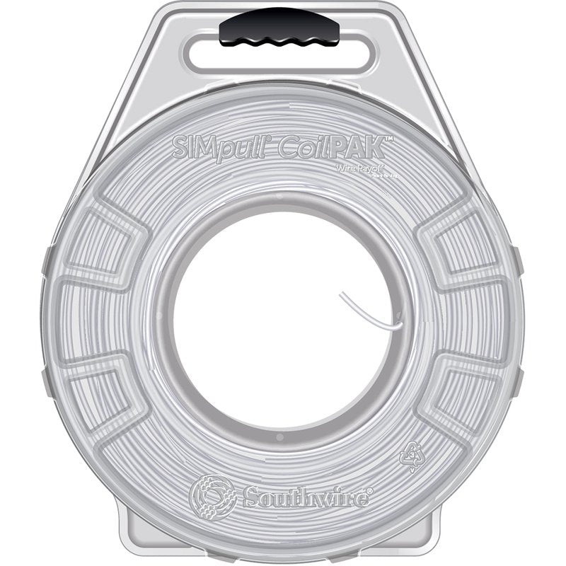 10 THHN/THWN-2 STR Copper, White/Black Stripe, 1250′ CoilPak By Southwire 58026005