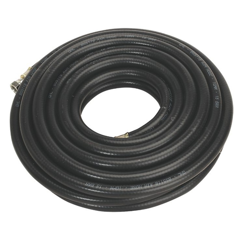 Sealey Air Hose 10mm x 10M, 1/4″BSP Unions Heavy-Duty