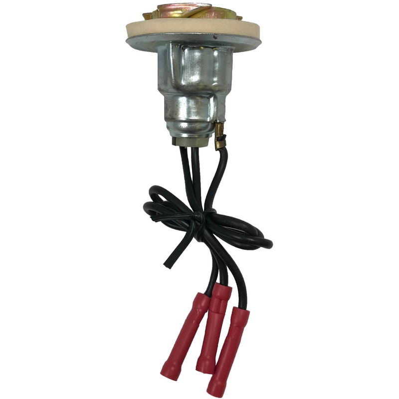 (2) Tail Light Socket Connector Front Standard S-69 Lamp Pigtail Repair Assembly