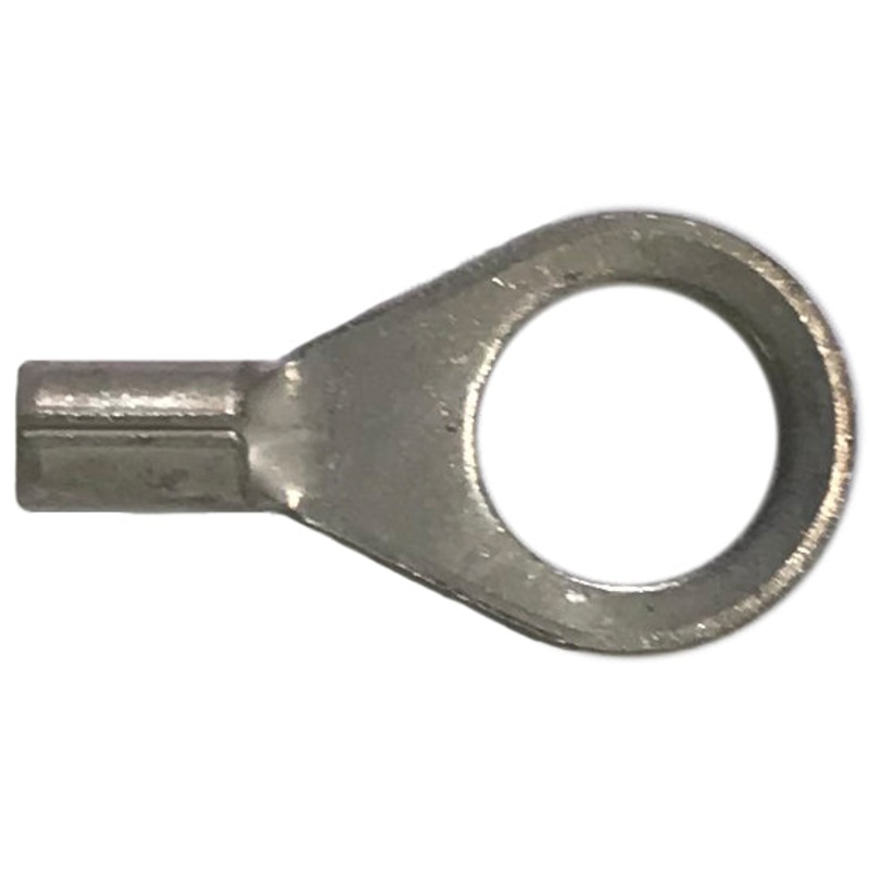 16-14 AWG Non-Insulated Ring Terminal – 5/16″ Stud – 100 to 1000 Pack – Made in USA