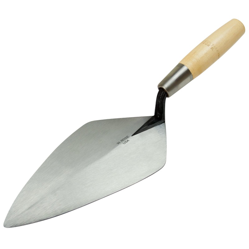 W. Rose RO112-11 1/2-PK2 11-1/2″ Wide London Brick Trowel with 6″ Wood Handle