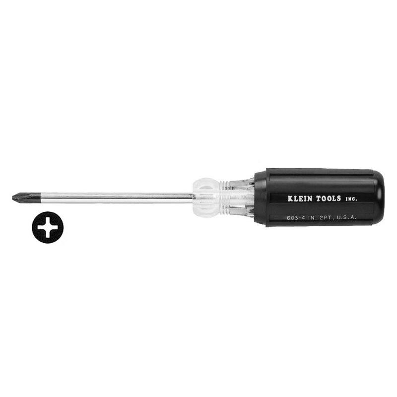 Rheem Cushion-Grip Profilated Phillips-Tip Screwdriver – Round-Shank 87-603-4