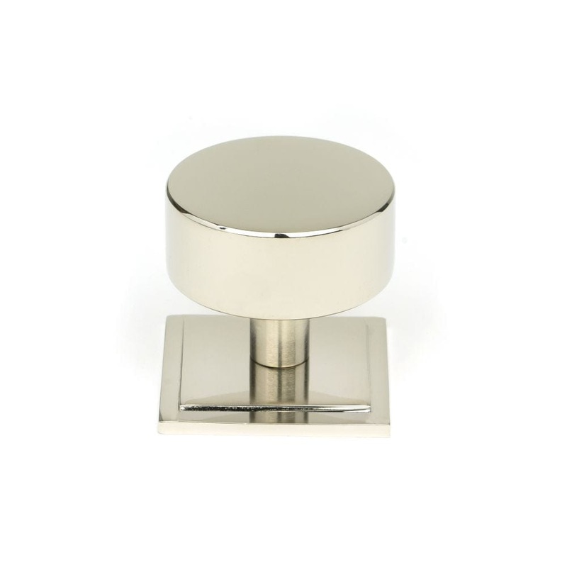 From The Anvil – Polished Nickel Kelso Cabinet Knob – 38mm (Square)