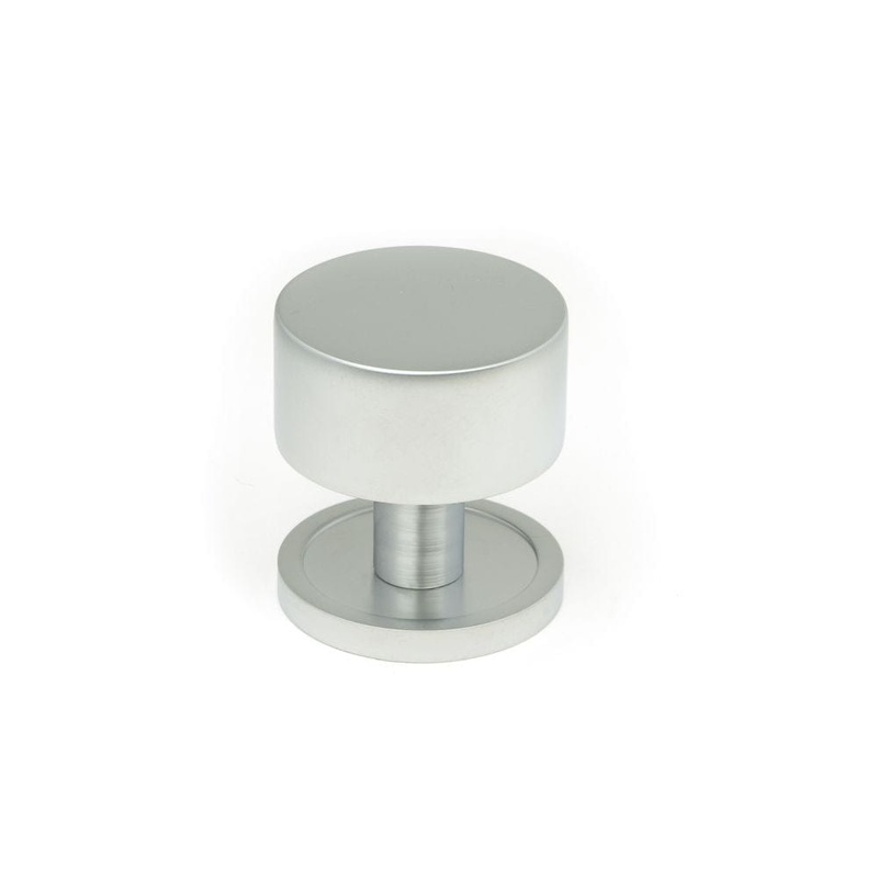 From The Anvil – Satin Chrome Kelso Cabinet Knob – 32mm (Plain)