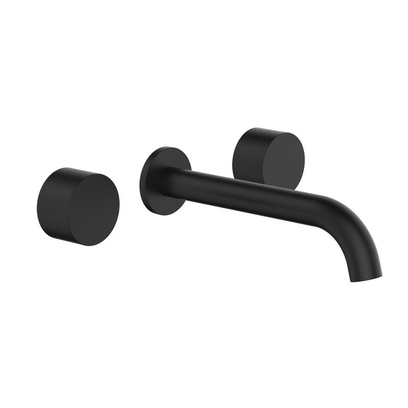 Tania 1/4 Turn Bath & Wall  Set – Matt Black