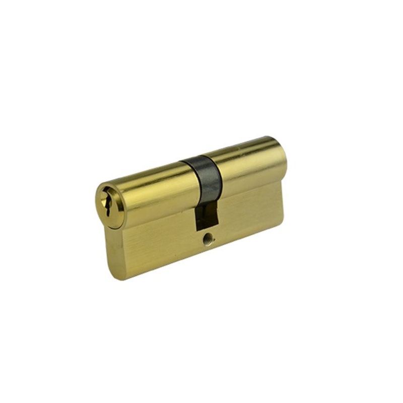 70mm Euro Double Cylinder – Brushed Gold