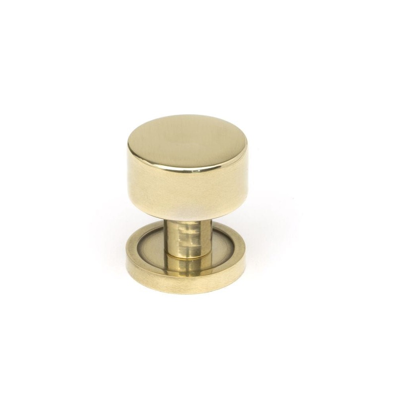 From The Anvil – Aged Brass Kelso Cabinet Knob – 25mm (Plain)