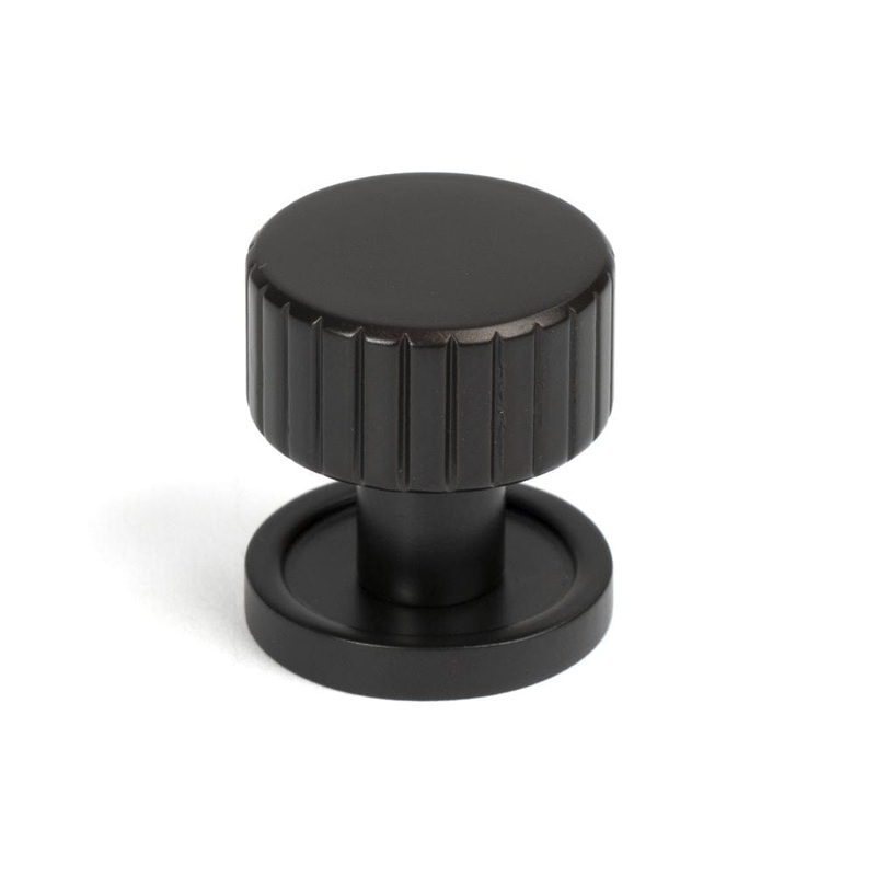 From The Anvil – Aged Bronze Judd Cabinet Knob – 25mm (Plain)