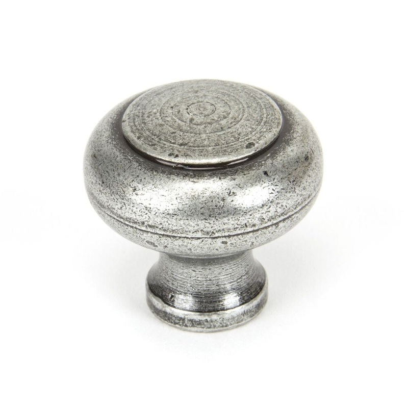 From The Anvil – Pewter Regency Cabinet Knob – Large