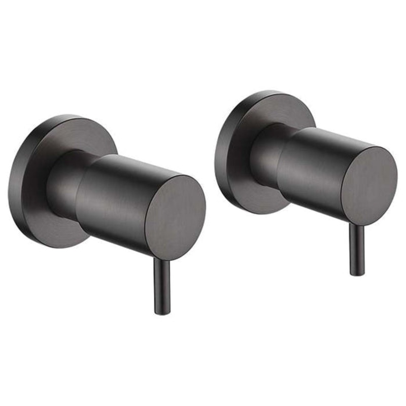 Bella 1/4 Turn Wall Tops – Gunmetal