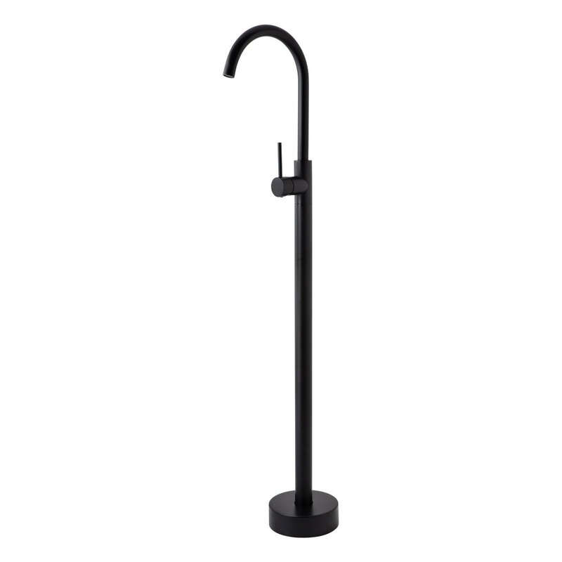 Bella Free Standing Floor Mixer Bath Spout – Matt Black