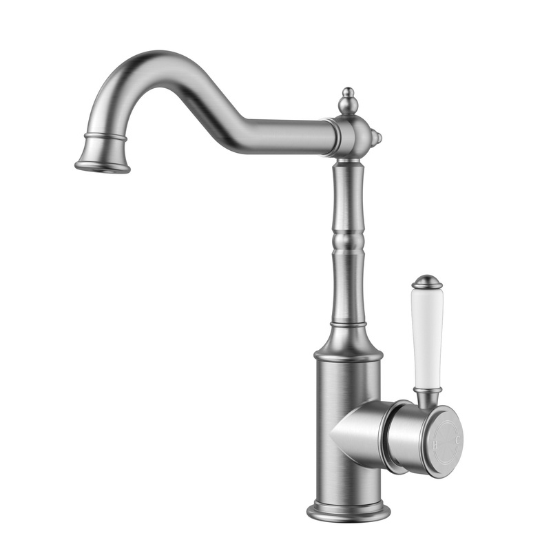 Birmingham Classical Kitchen Sink Mixer – Brushed Nickel
