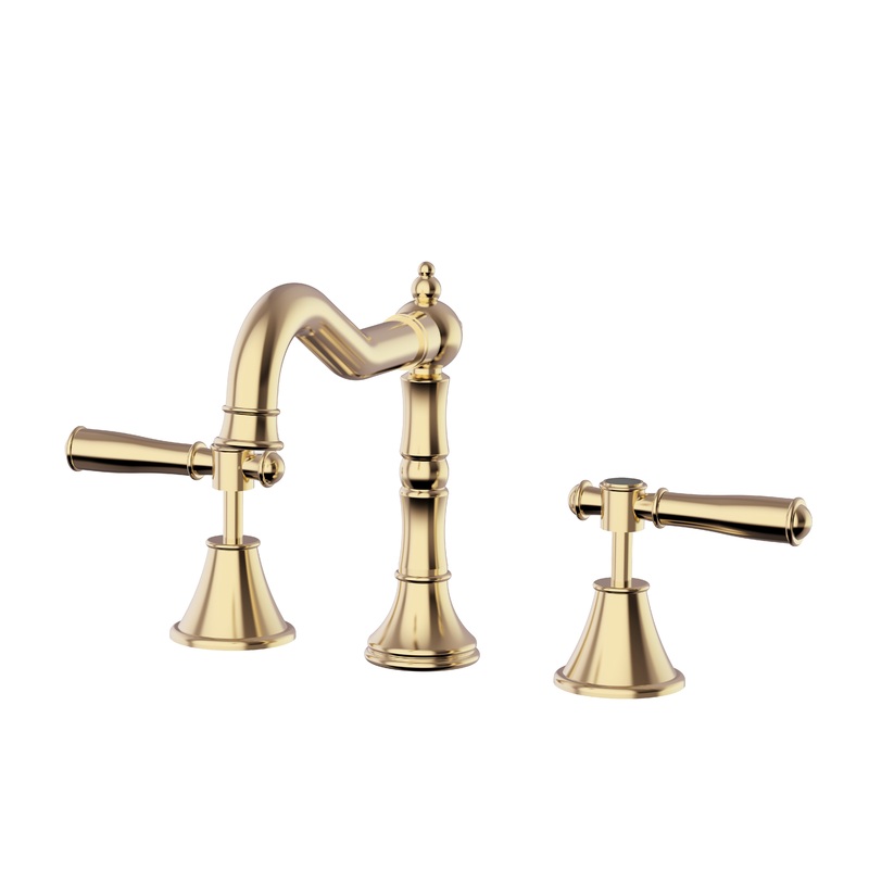 Birmingham II Classical Basin Set – Brushed Gold
