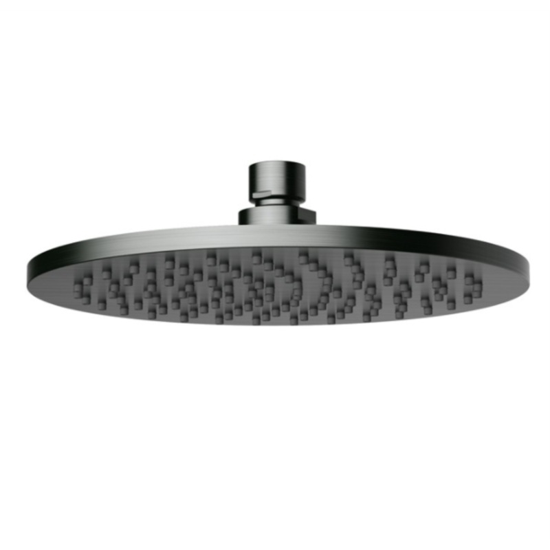 Coral Round Shower Head 200mm – Gunmetal